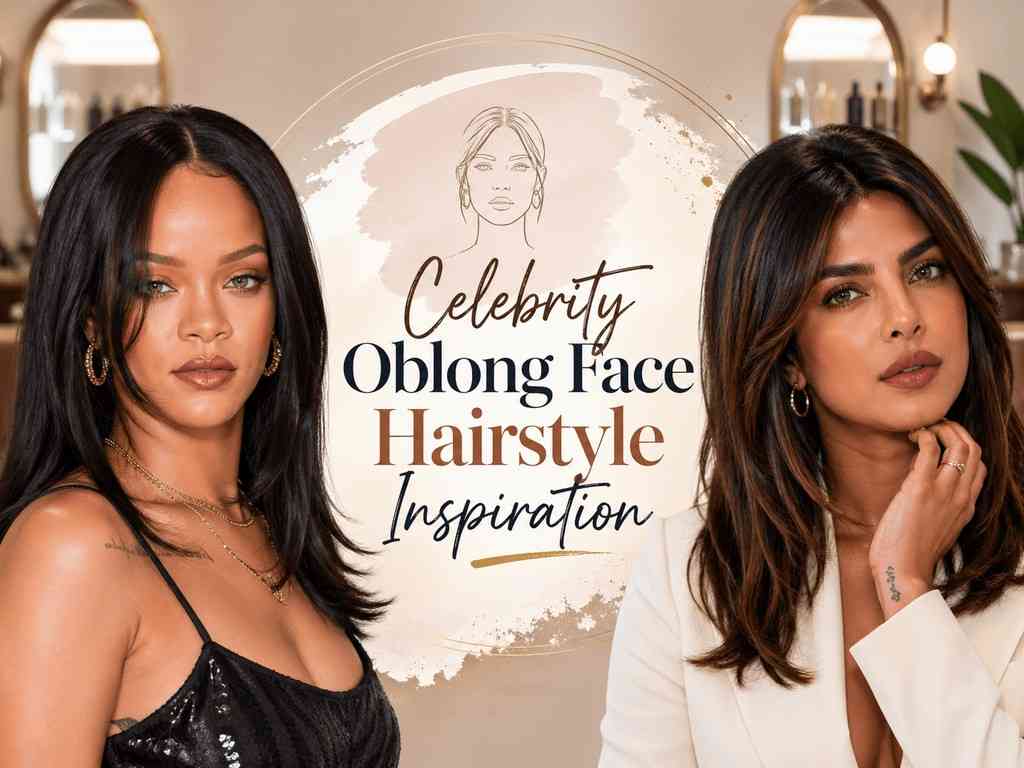 Celebrity Oblong Face Hairstyle Inspiration | Best Cuts & Styles